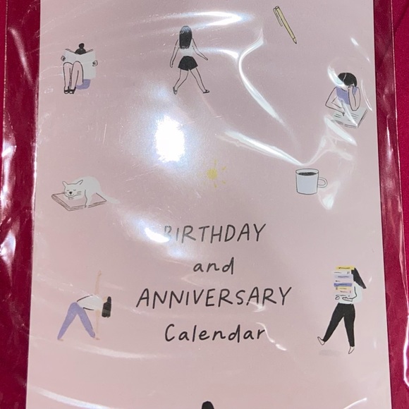 Kikki K Birthday and Anniversary Calendar Any Year - Picture 2 of 5